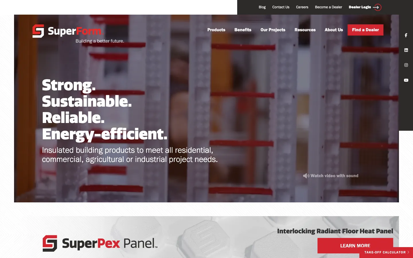 SuperForm ICF website